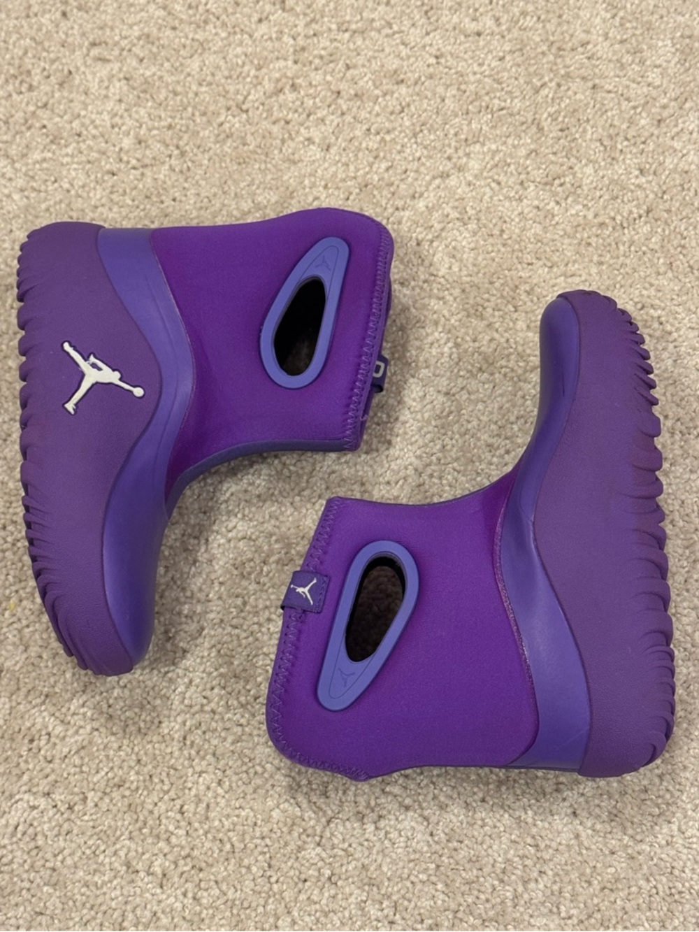 Jordan Kids Purple lil drip rain boots